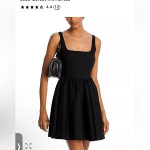 Wayf Black Jade corset type mini dress size XS